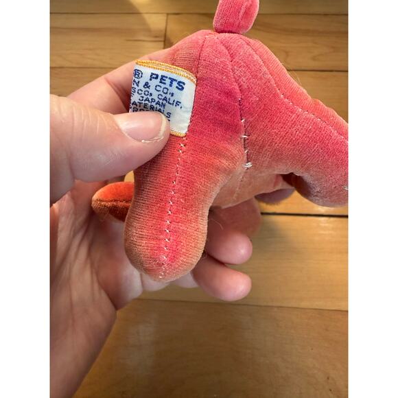 VIntage Dakin Dream Pets Plush Pink Doggy Puppy with flowers VERY RARE! VHTF! - Picture 8 of 9